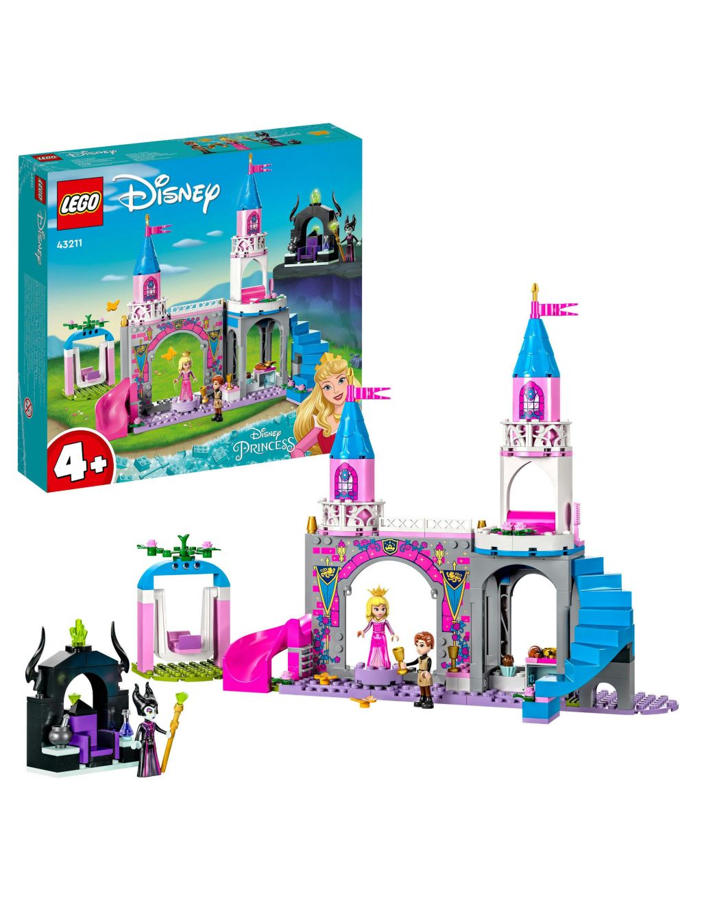 LEGO|Disney Princess Aurora's Castle Set 43211 (4+ Yrs)