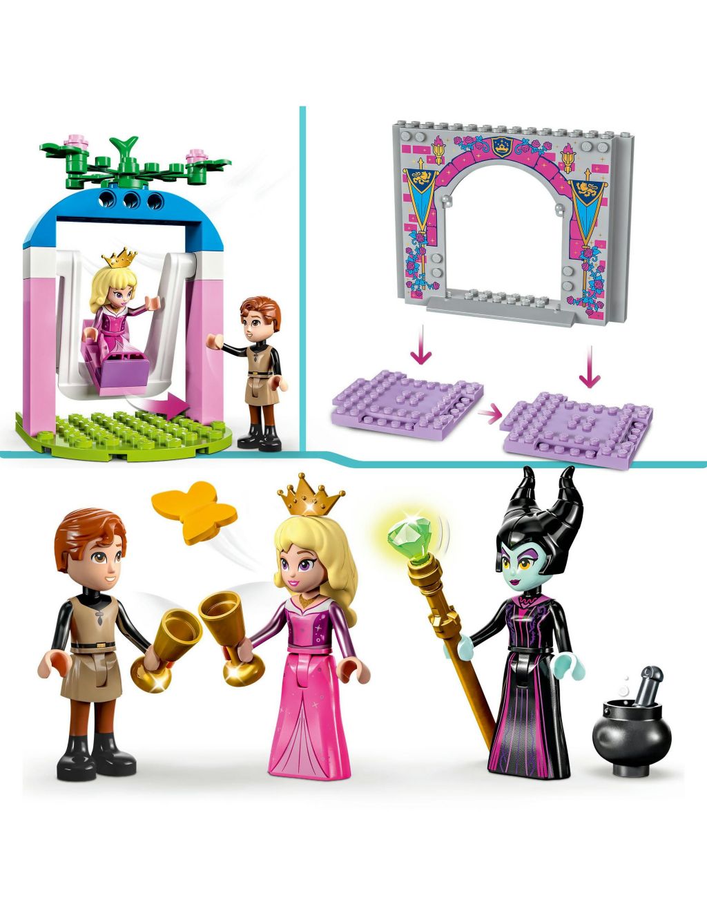 LEGO|Disney Princess Aurora's Castle Set (4+ Yrs) image 4