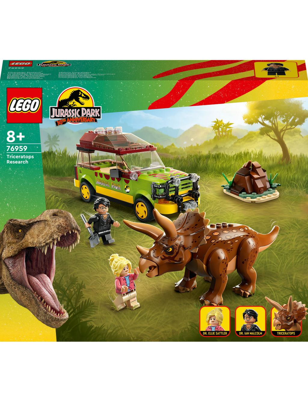 LEGO Jurassic Park Triceratops Research Set (8+ Yrs) image 3