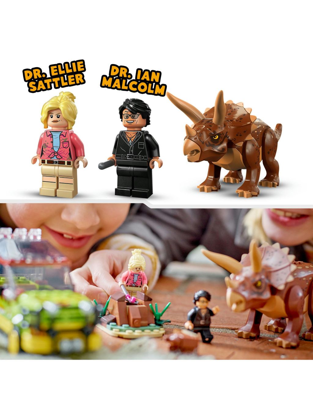 LEGO Jurassic Park Triceratops Research Set (8+ Yrs) image 4