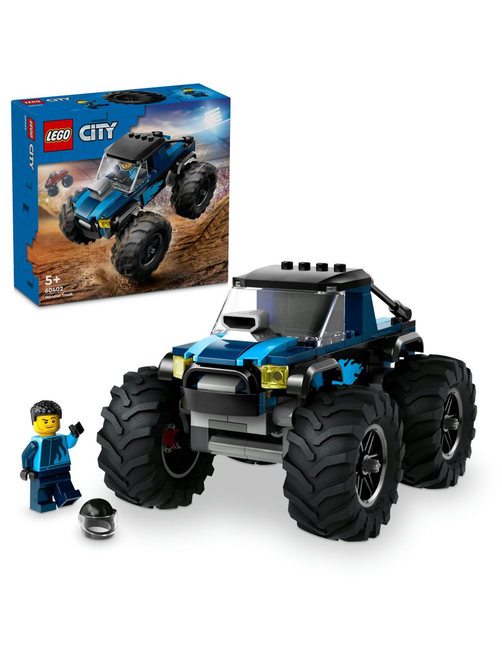 LEGO® City Blue Monster Truck Off-Road Toy 60402 (5+ Yrs)