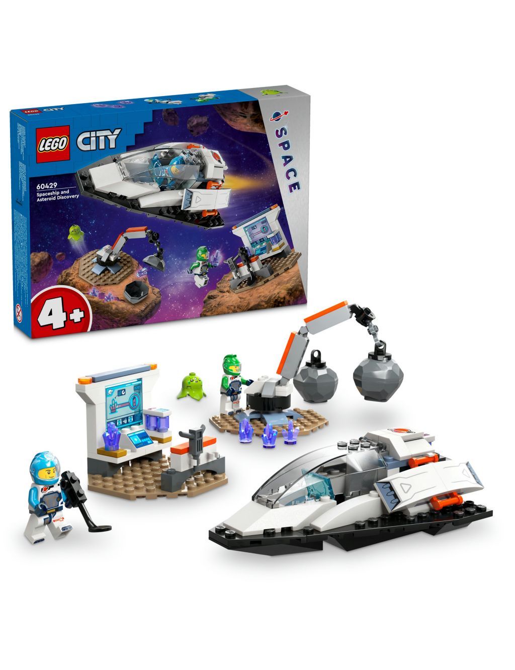 LEGO City Spaceship and Asteroid Discovery Set 60429 (4+ Yrs)