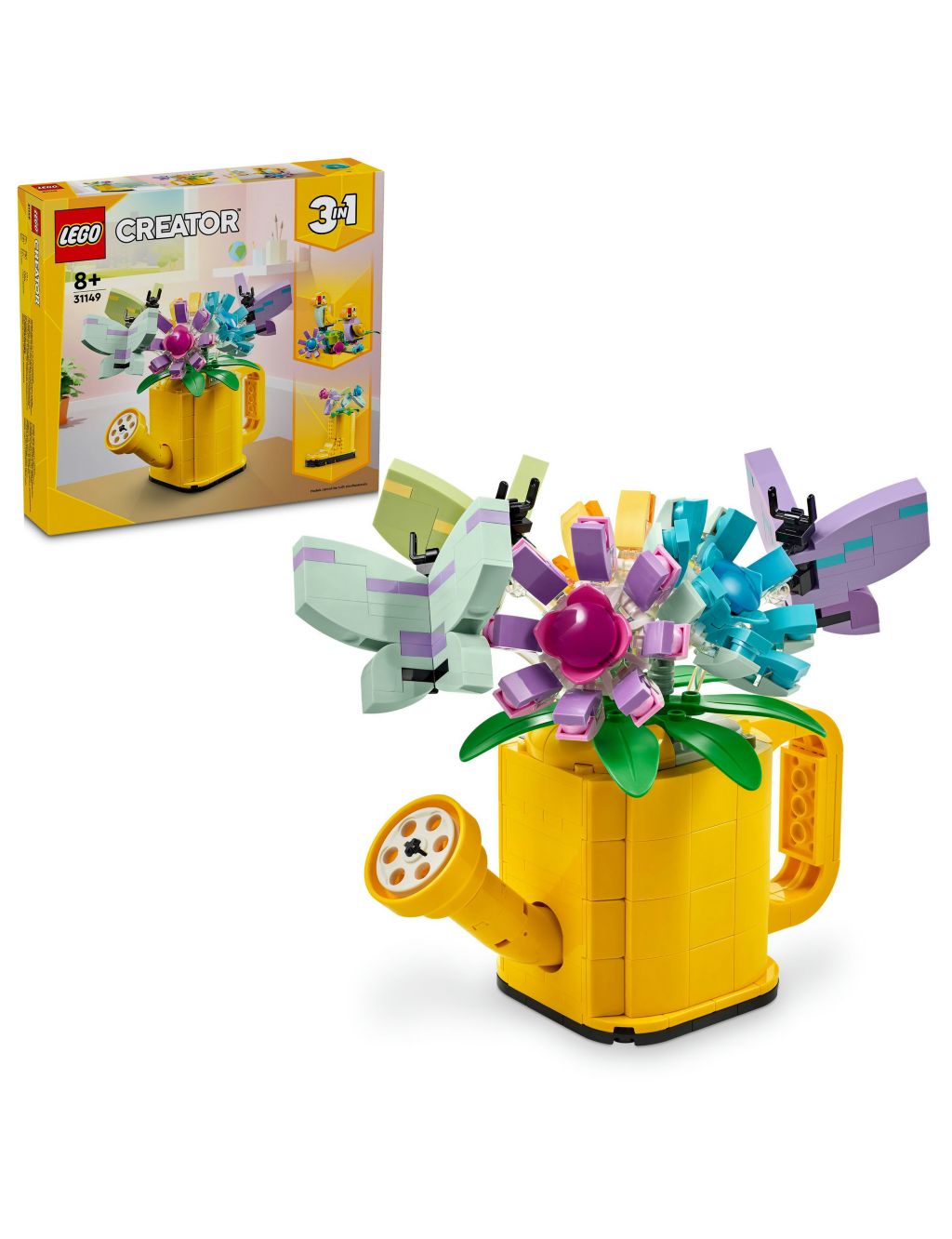 LEGO® Creator Flowers in Watering Can 3in1 Toy 31149 (8+ Yrs)