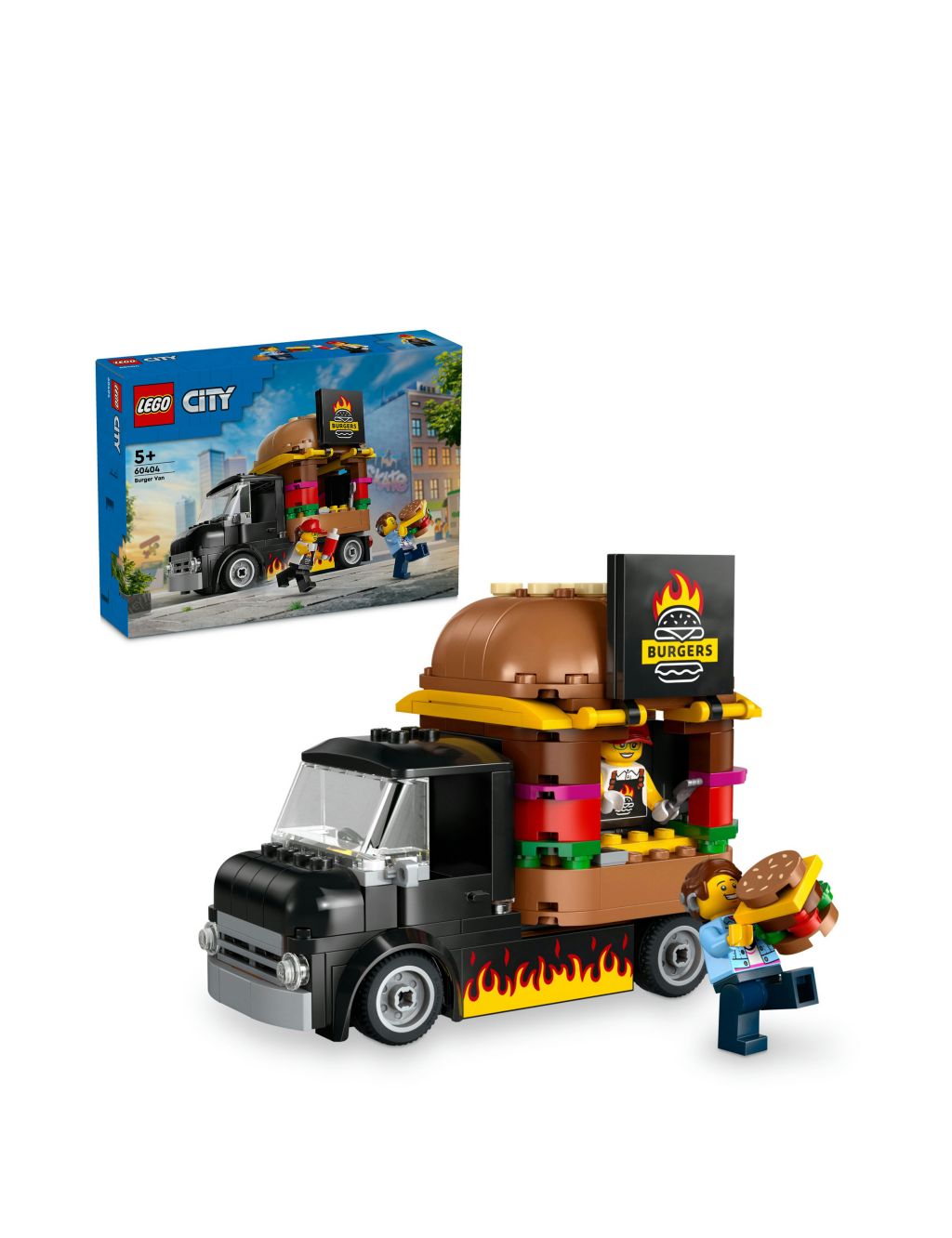 LEGO® City Burger Van Toy Building Set 60404 (5+ Yrs)