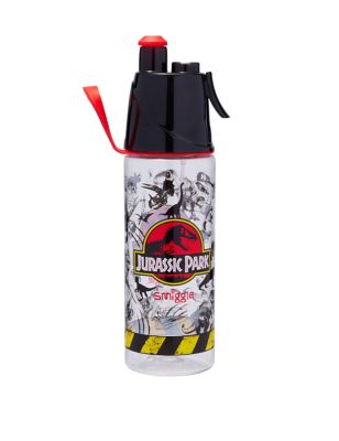 Smiggle Kid's Jurassic Park Water Bottle (3+ Yrs) - Black, Black