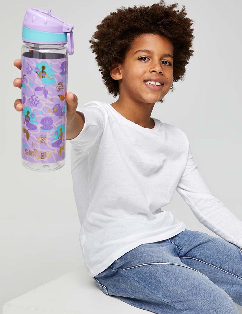 Kids' Mermaid Princess Water Bottle image 1