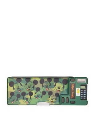 Smiggle Kids Mickey Mousetm Pencil Case (3+ Yrs) - Khaki, Khaki