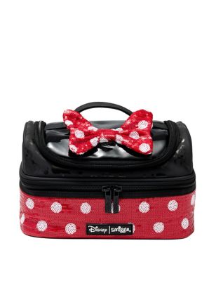 Smiggle Kids Minnie Mousetm Lunch Box (3+ Yrs) - Black/Red, Black/Red