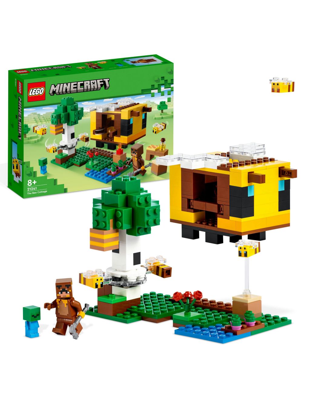 LEGO Minecraft The Bee Cottage Building Toy (8+ Yrs)