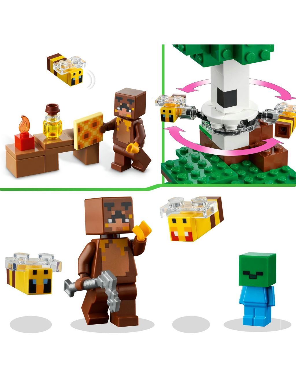 LEGO Minecraft The Bee Cottage Building Toy (8+ Yrs) image 4