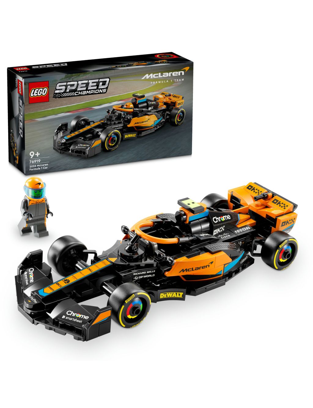 LEGO® Speed Champions 2023 McLaren Formula 1 Race Car 76919 (9+ Yrs)