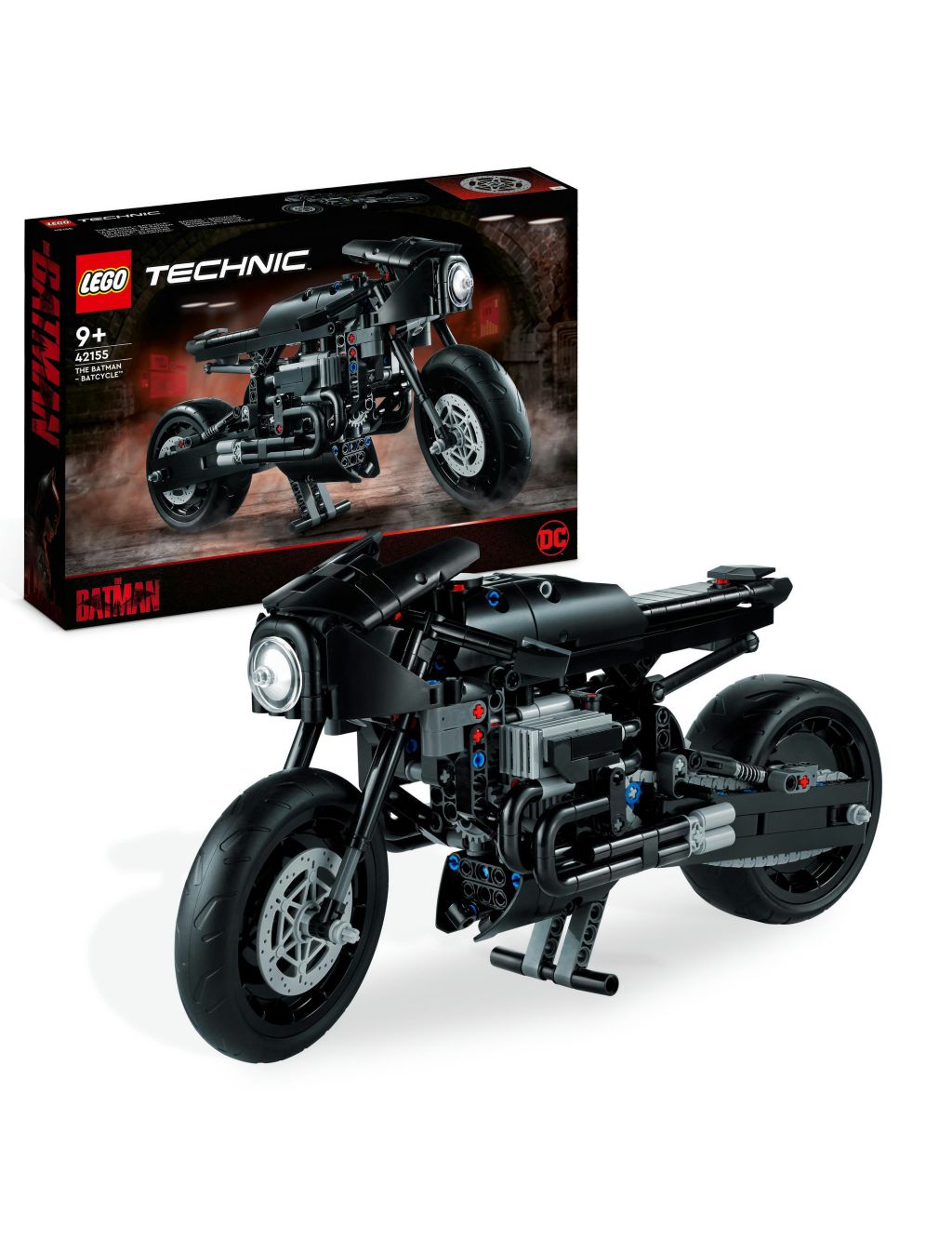 LEGO Technic THE BATMAN – BATCYCLE Bike Set 42155 (9+ Yrs)