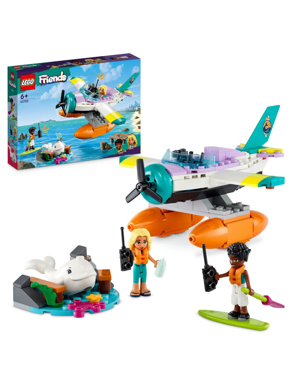 LEGO Friends Sea Rescue Plane Toy Playset (6+ Yrs) image 1