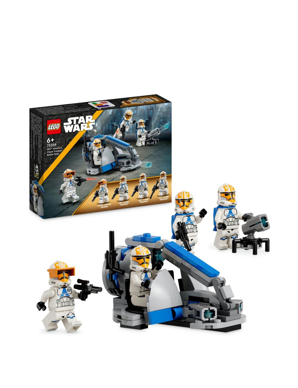 LEGO Star Wars 332nd Ahsoka's Clone Trooper Battle Pack 75359 (6+ Yrs)