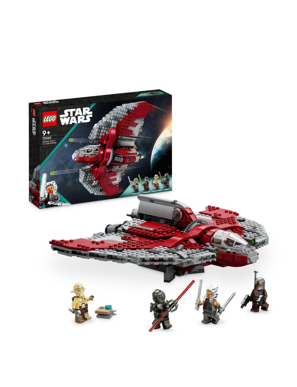 LEGO Star Wars Ahsoka Tano's T-6 Jedi Shuttle 75362 (9+ Yrs)