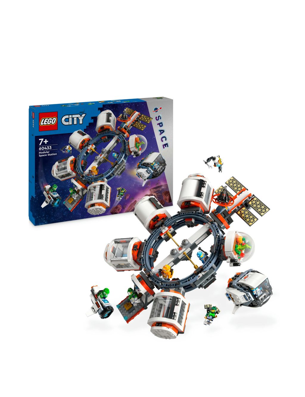 LEGO City Modular Space Station Building Toy 60433 (7+ Yrs)
