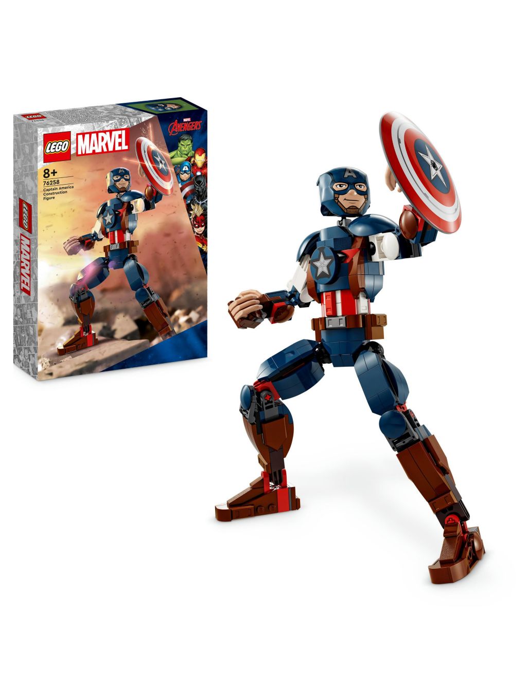 LEGO Marvel Captain America Construction Figure (8+ Yrs) image 1