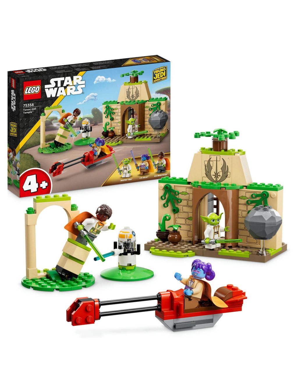 LEGO Star Wars Tenoo Jedi Temple 4+ Set 75358 (4+ Yrs)
