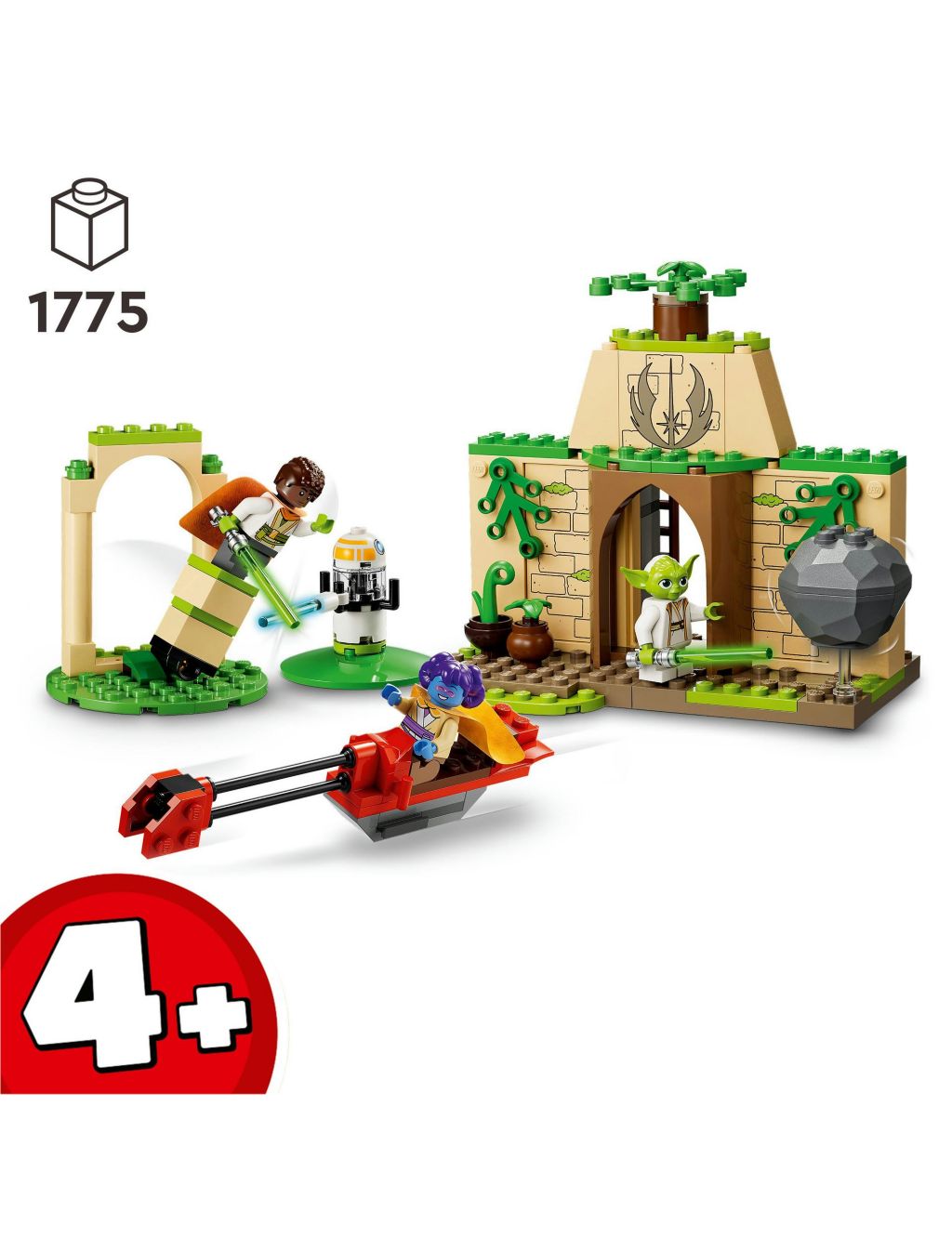 LEGO Star Wars Tenoo Jedi Temple 4+ Set (4+ Yrs) image 2