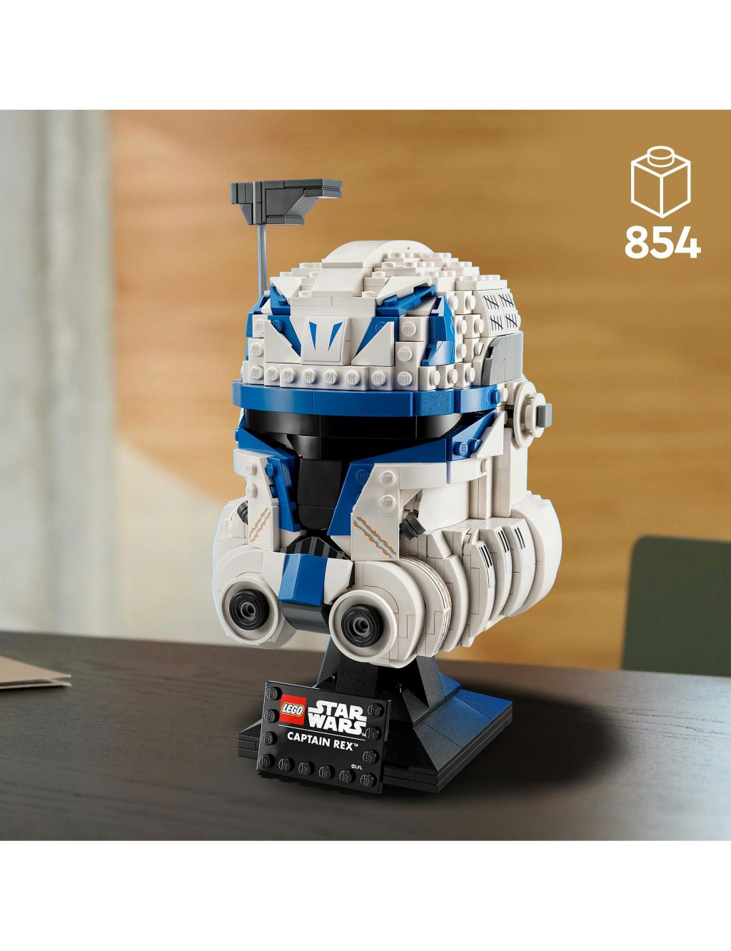 LEGO Star Wars Captain Rex Helmet Set for Adults (18 Yrs) image 5
