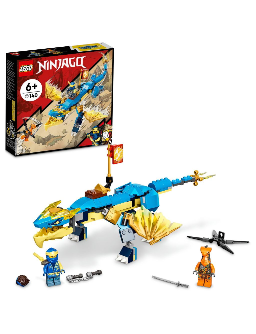 LEGO® NINJAGO® Jay’s Thunder Dragon EVO (6+ Yrs) image 1
