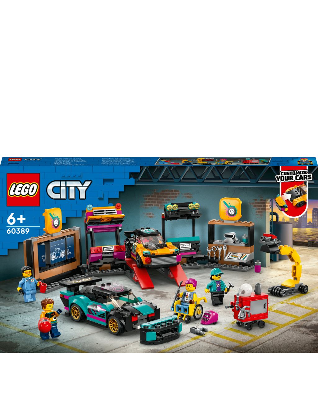 LEGO City Custom Car Garage Mechanic Set (6+ Yrs) image 3