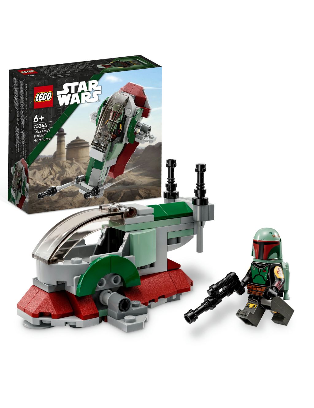 LEGO Star Wars Boba Fett Starship Microfighter 75344 (6+ Yrs)