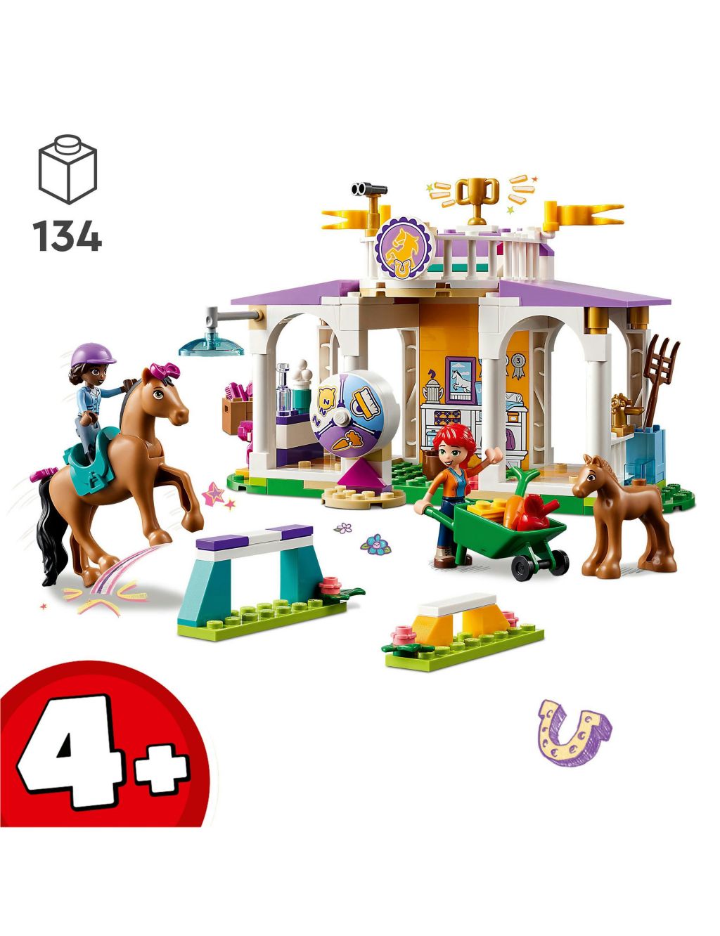 LEGO Friends Horse Training Set with Toy Pony (4+ Yrs) image 2