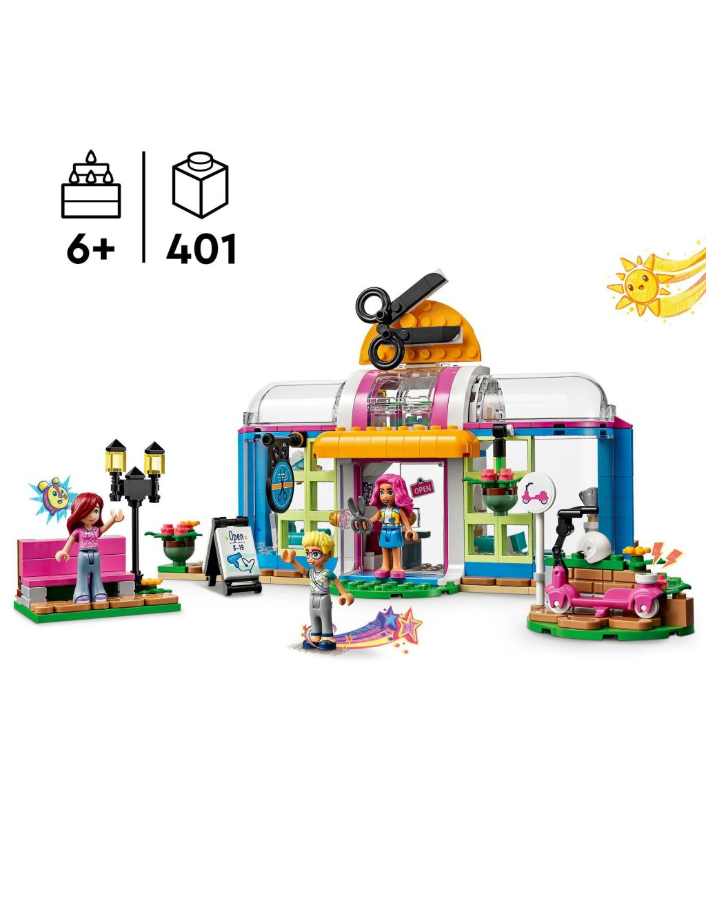 LEGO Friends Hair Salon Toy Hairdressing Set (6+ Yrs) image 2