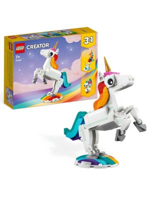 LEGO Creator 3 in 1 Magical Unicorn Toy Set 31140 (7+ Yrs)