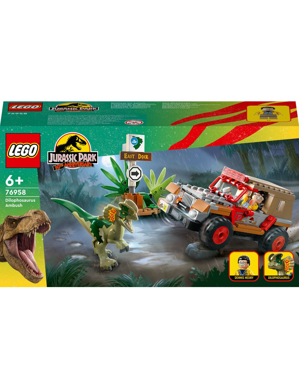 LEGO Jurassic Park Dilophosaurus Ambush Set (6+ Yrs) image 3