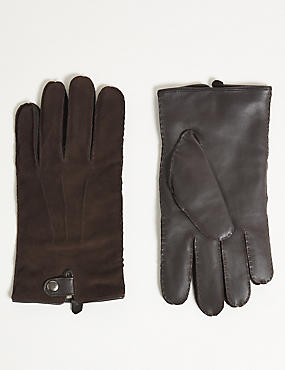 Premium Suede Leather Touchscreen Gloves