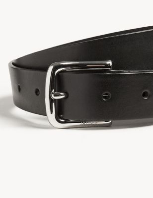M&S Jaeger Mens British Luxury Leather Belt