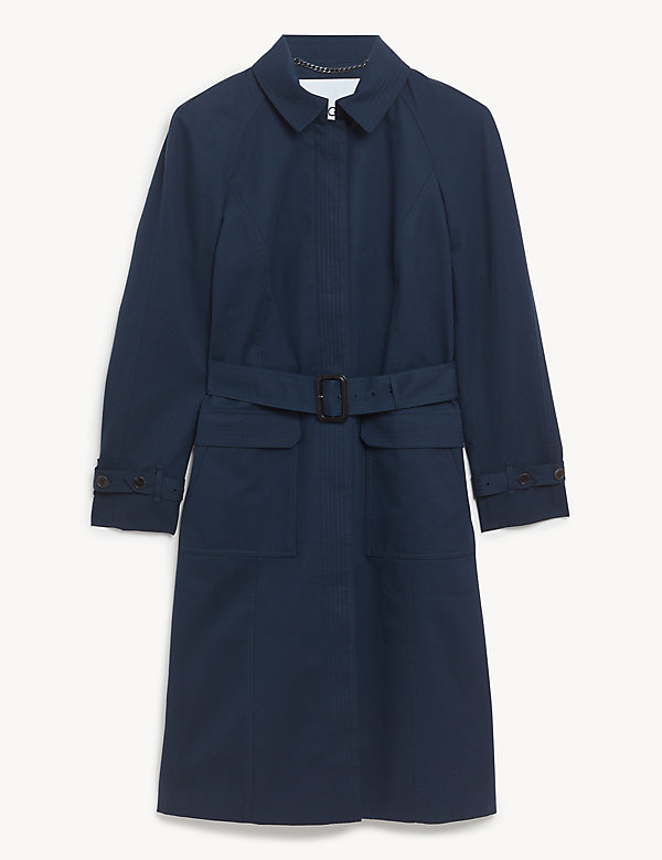Pure Cotton Belted Trench Coat - PT