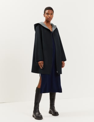 wool reversible coat