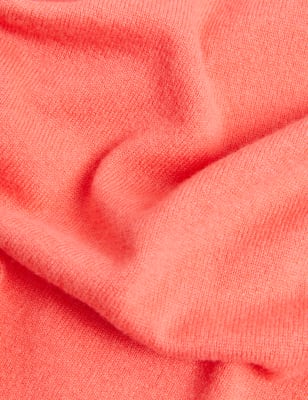 

JAEGER Jersey de lana de bloques de color con cashmereWomens - Coral Mix, Coral Mix