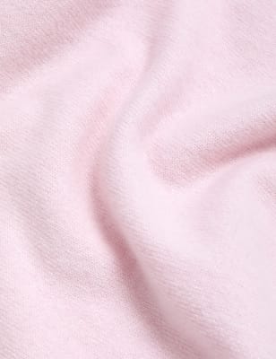 

JAEGER Womens Bequemer Pullover aus reinem Kaschmir mit Wasserfallausschnitt - Pale Pink, Pale Pink