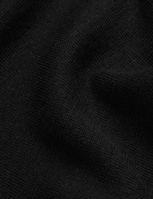 

JAEGER Womens Lang geschnittener Cardigan aus reiner Wolle - Black, Black