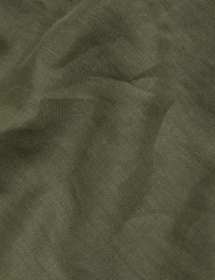 

JAEGER Womens Etuikleid aus reinem Leinen mit Rundhalsausschnitt - Khaki, Khaki