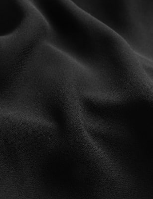 

JAEGER Vestido recto por la rodilla con lazo en el cuello de crepéWomens - Black/White, Black/White