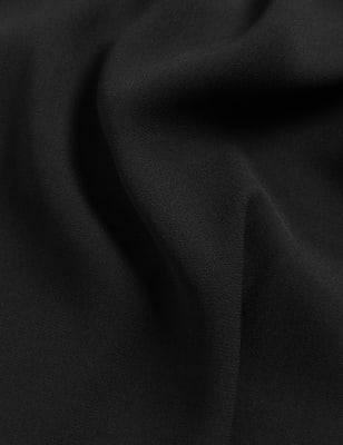 

JAEGER Mono pesquero de manga larga de crepé con cinturónWomens - Black, Black