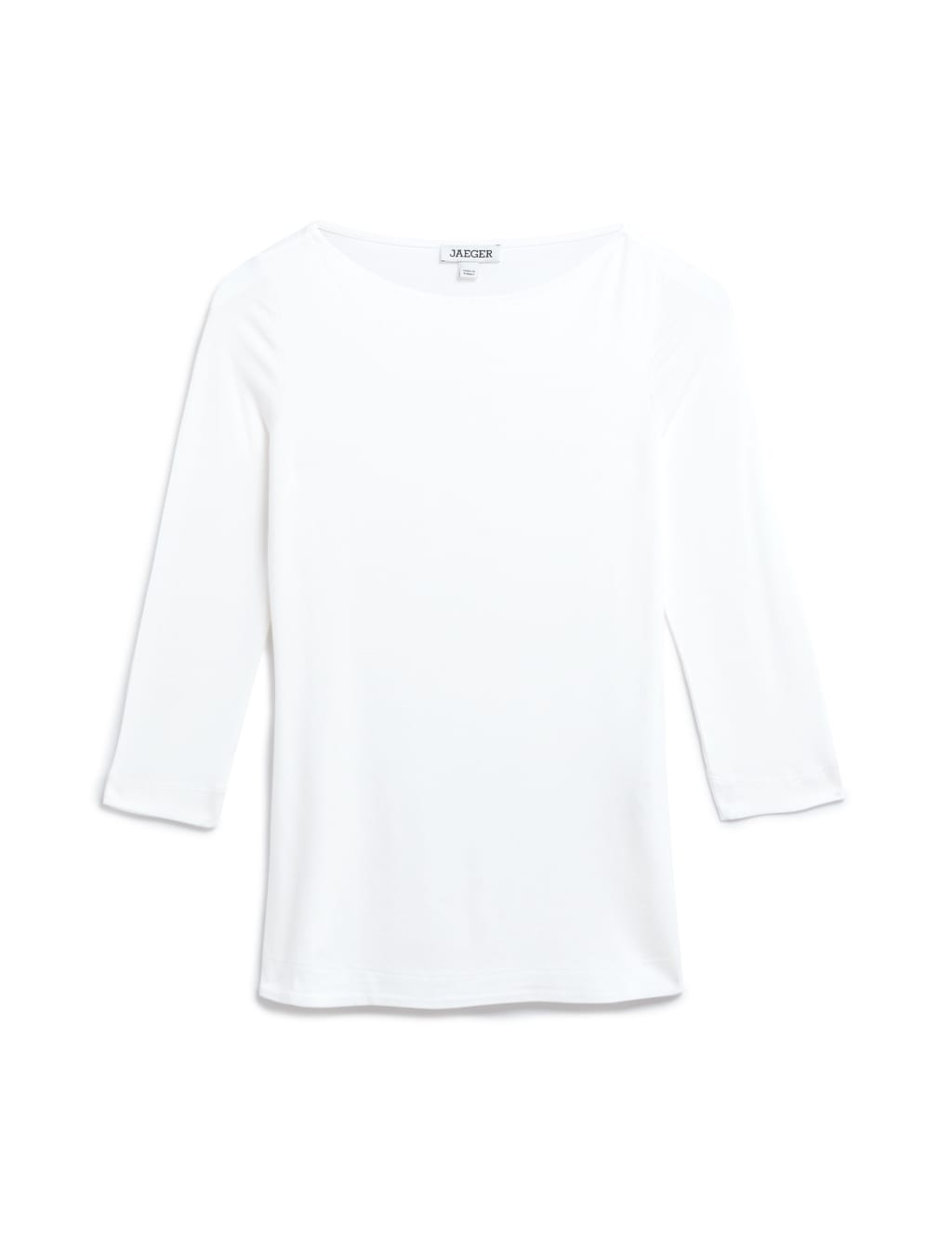 Slash Neck 3/4 Sleeve Top image 2