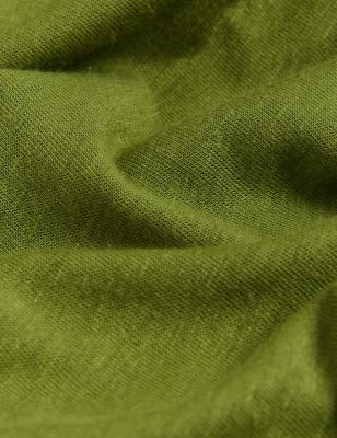 

JAEGER Womens Kurzarmhemd mit Leinen und V-Ausschnitt - Green, Green