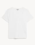 Pure Cotton V-Neck T-Shirt