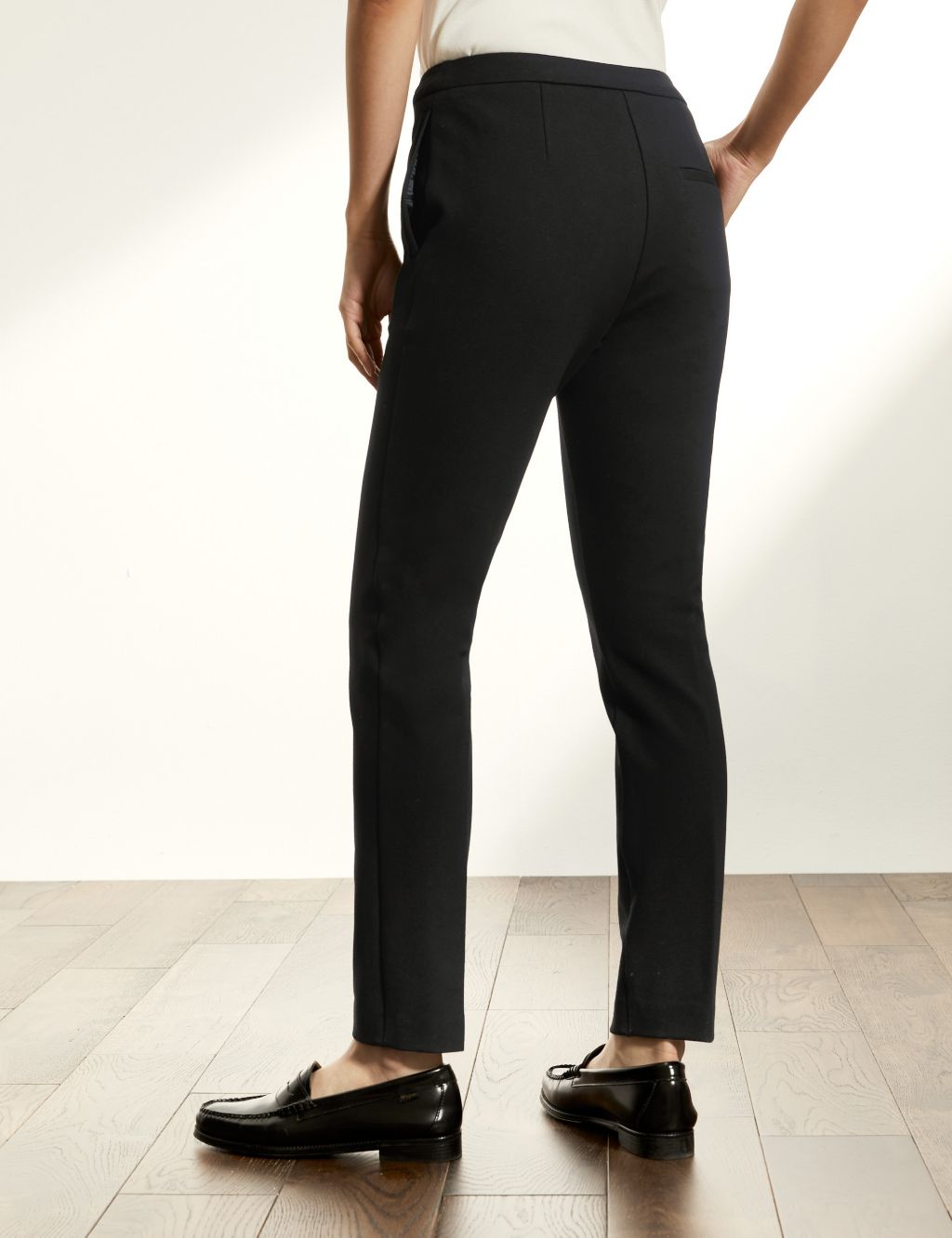 Jersey Slim Fit Trousers image 4