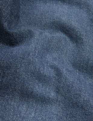JAEGER  Womens  Flared Jeans - Dark Blue Denim