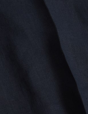 

JAEGER Womens Pure Linen Shorts - Navy, Navy