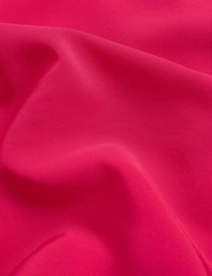 

JAEGER Falda a media pierna 100% sedaWomens - Hot Pink, Hot Pink