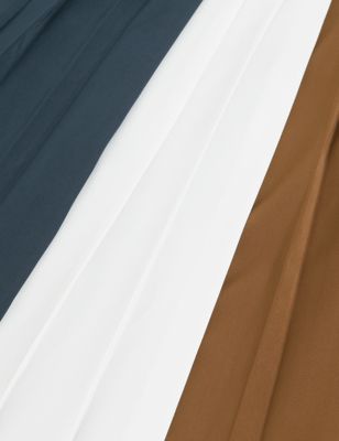 M&S Jaeger Womens Colour Block Pleated Midi Skirt
