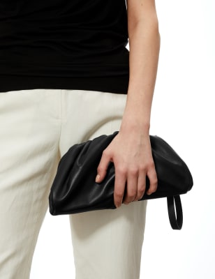 

JAEGER Bolso clutch de pielWomens - Negro, Negro
